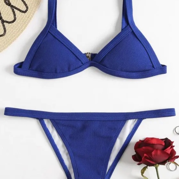 Blue bikini set - Picture 3 of 5